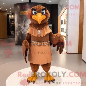 Brown Eagle maskot...