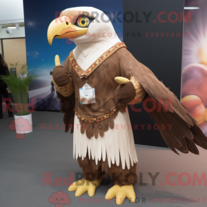 Brown Eagle-mascottekostuum...