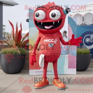 Red Ceviche mascot costume...