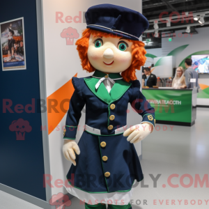 Navy Irish Flag mascot...