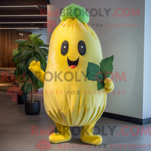 Lemon Yellow Turnip mascot...