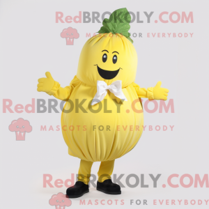 Lemon Yellow Turnip mascot...
