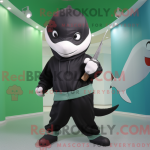 Olive Killer Whale maskot...