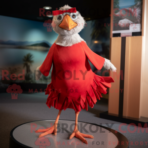 Disfraz de mascota Red Gull...