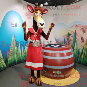 Disfraz de mascota Okapi...