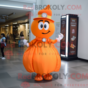 Orange Candy Box mascot...