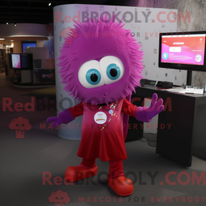 Magenta Ray Maskottchen...