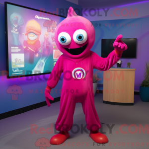 Disfraz de mascota Magenta...