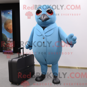 Disfraz de mascota Sky Blue...