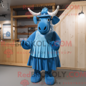 Blue Moose-maskotdraktfigur...