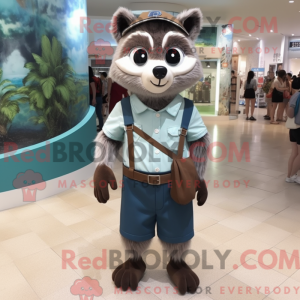 Waschbär Maskottchen Kostüm...