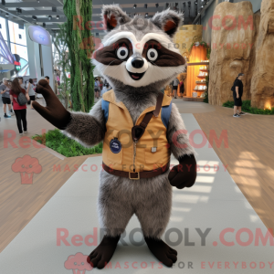 Waschbär Maskottchen Kostüm...
