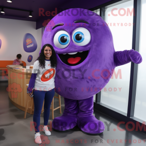 Postava maskota Purple...