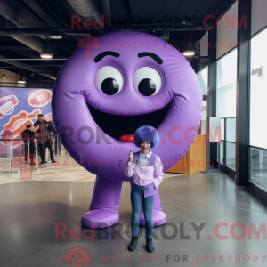Postava maskota Purple...
