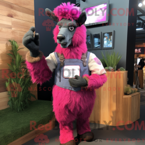 Postava maskota Magenta...