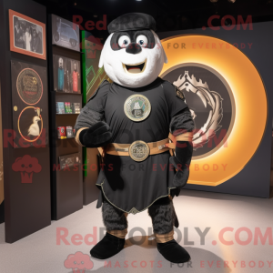 Black Celtic Shield mascot...