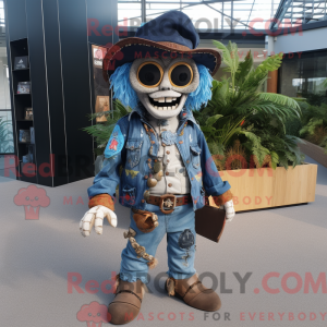Piratmaskotdraktfigur kledd...