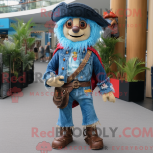 Piratmaskotdraktfigur kledd...