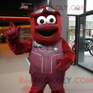 Maroon Spaghetti mascot...