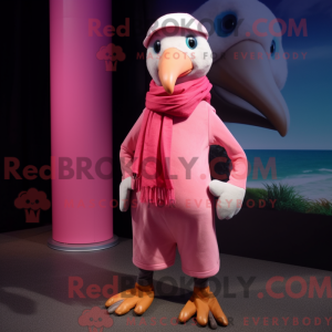 Pink Albatross mascot...