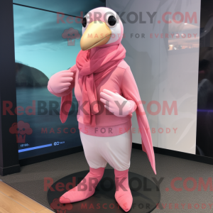 Pink Albatross mascot...
