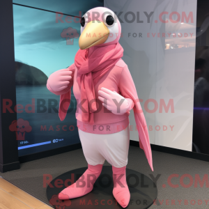 Roze Albatros mascotte...