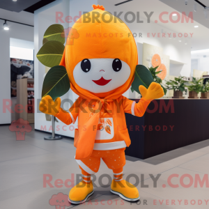 Orange Mandarin mascot...