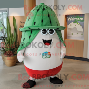 White Watermelon mascot...