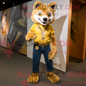 Gold Say Wolf mascot...