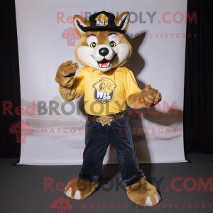 Gold Say Wolf mascot...
