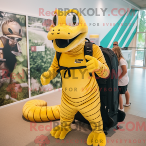 Yellow Anaconda mascot...