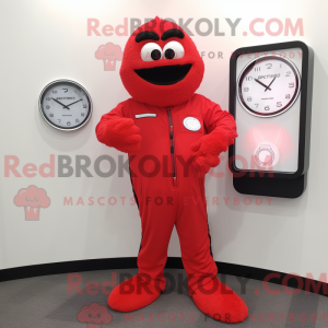 Red Wrist Watch mascot...