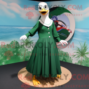 Forest Green Seagull mascot...