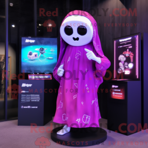 Magenta Ghost mascot...