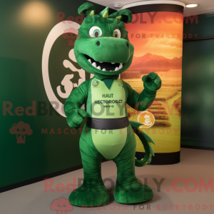 Forest Green Hydra mascot...