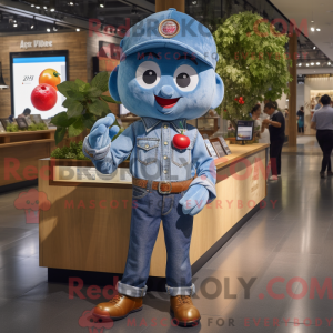 Postava maskota Blue Cherry...