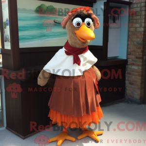 Rust Gull mascottekostuum...