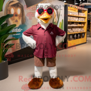 Maroon Gosling maskot...