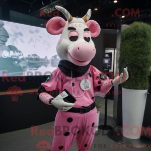 Figura de máscara de vaca...