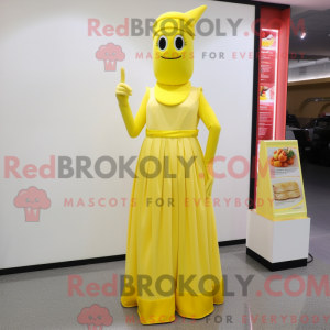 Lemon Yellow Aglet mascot...
