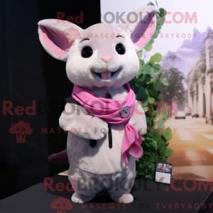 Pink Chinchilla mascot...