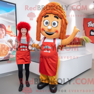 Currywurst mascot costume...