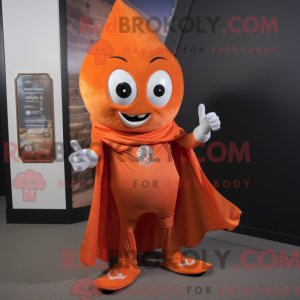 Orange Vampire mascot...