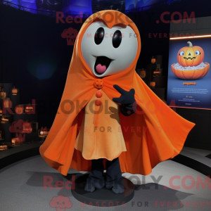 Orange vampyr maskot...