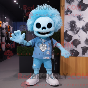 Sky Blue Skull...
