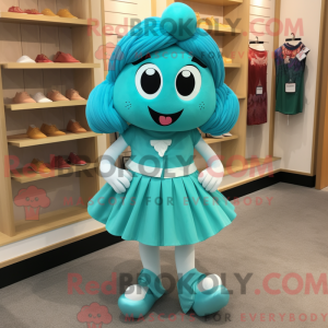 Teal Candy Maskottchen...