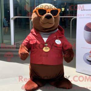 Maroon Sea Lion mascotte...