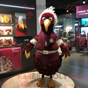 Maroon Turkije mascotte...