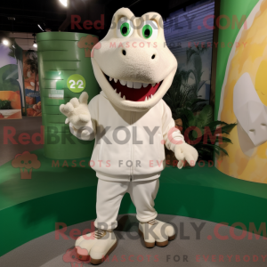 Cream Crocodile mascot...