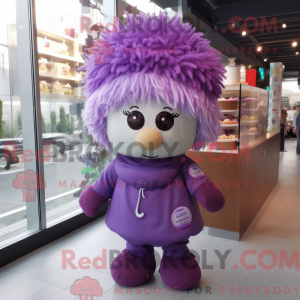 Postava maskota Purple...